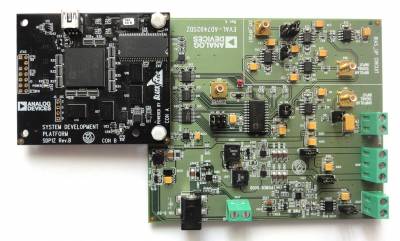  SDP-B Controller Board and EVAL-AD7492SDZ 