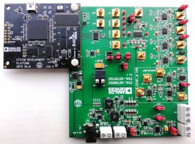  SDP-B Controller Board and EVAL-AD7366SDZ 